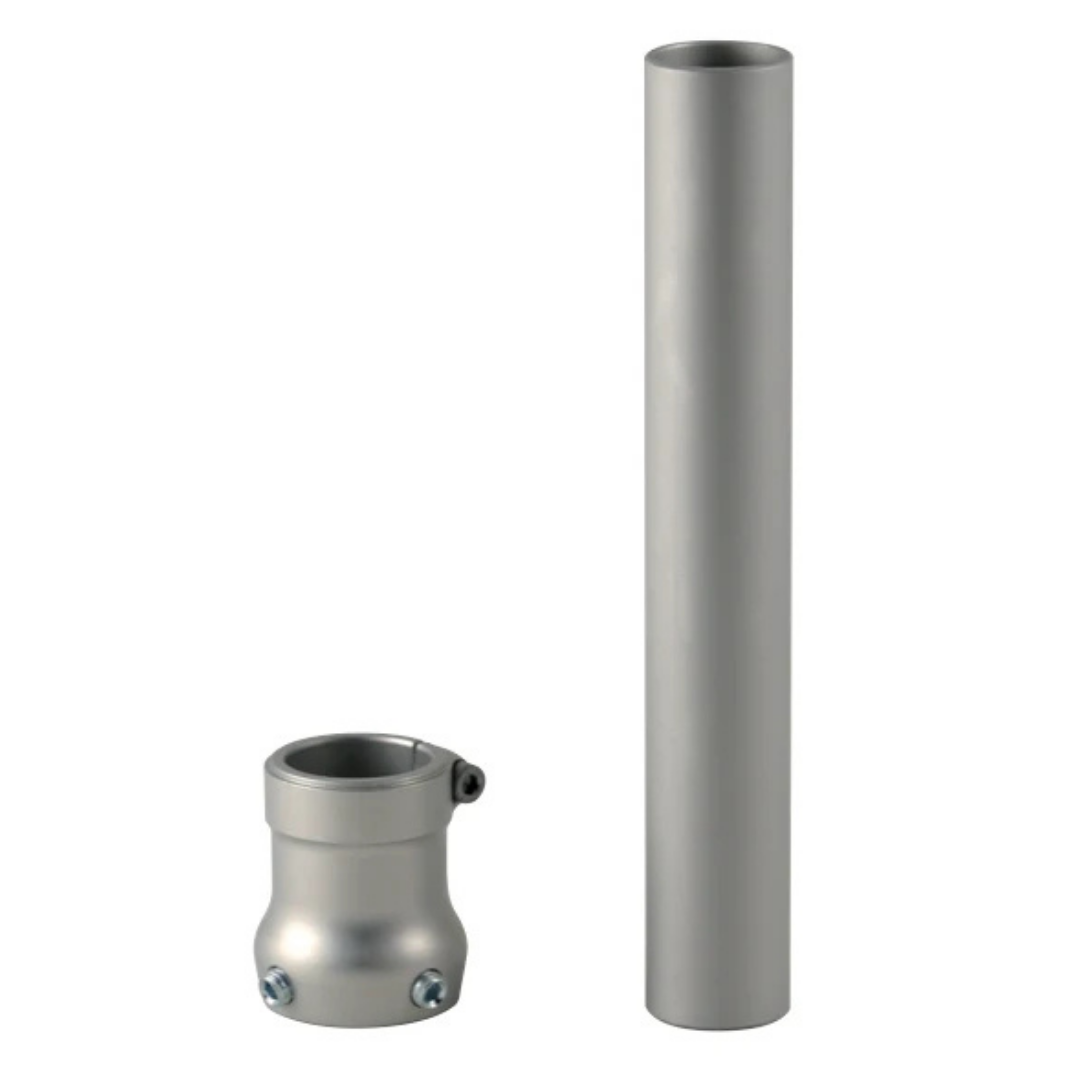 Aluminum Tube Ø 30 mm - 200 mm Length and Tube Clamp