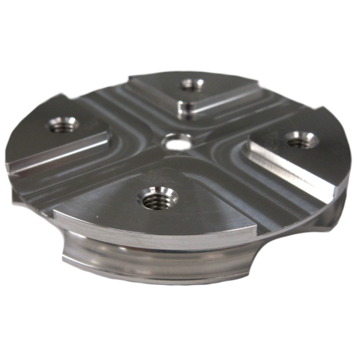 Threaded Four Hole Lamination Adapter Compatible with Standard 65 mm Hole Pattern
