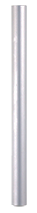 Aluminum tube Ø 22 mm - 300 mm length used for pediatric prosthesis